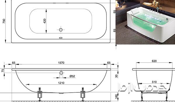 قیمت جکوزی خانگی ارزان