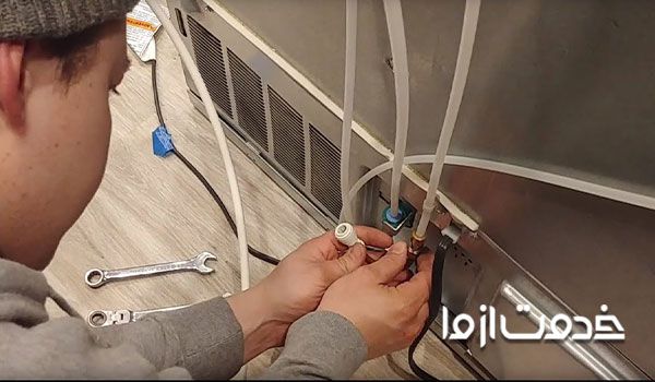 نحوه اجرای اتصالات لوله کشی آب یخچال