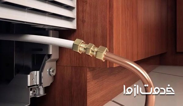 لوله کشی آب یخچال برای ساختمان قدیمی