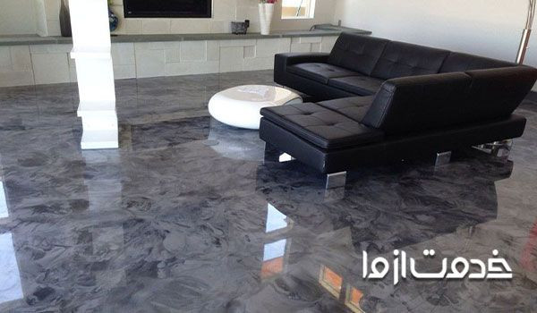 رزین اپوکسی کفپوش برای طراحی منزل