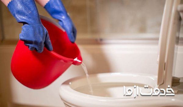 باز كردن لوله فاضلاب دستشویی
