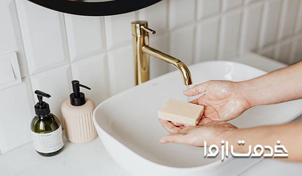 دومین دلیل شایع گرفتگی روشویی، صابون