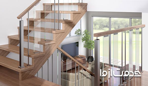 نرده شیشه ای اکسپوز