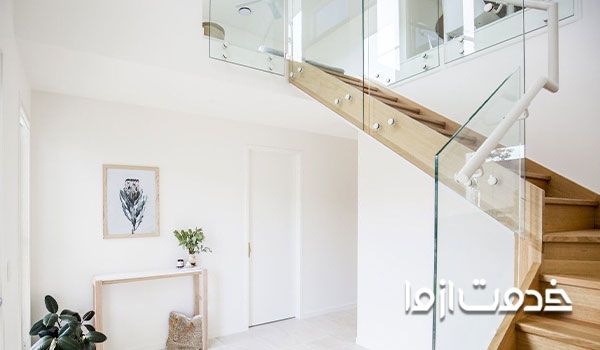 اجرا نرده شیشه ای