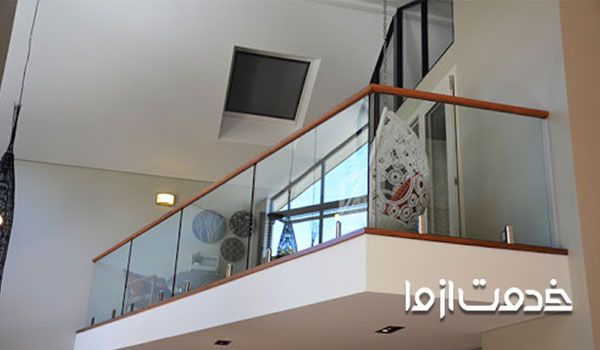 نصب نرده شیشه‌ای فیکس پوینت