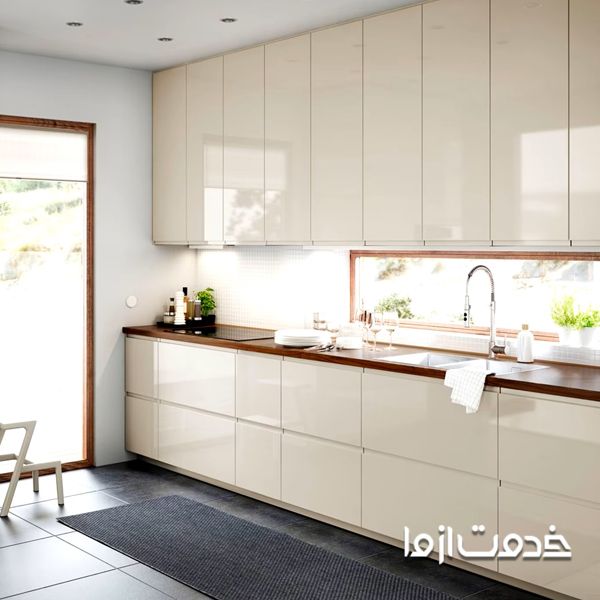 کابینت های گلاس کرم اکلیلی