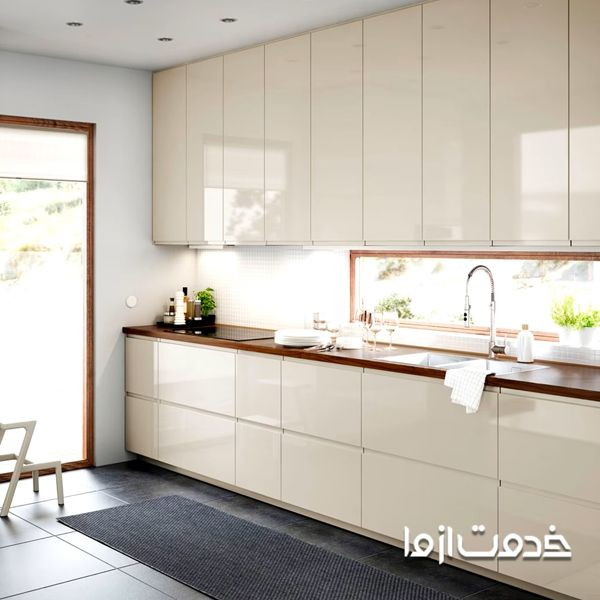 کابینت های گلاس کرم اکلیلی
