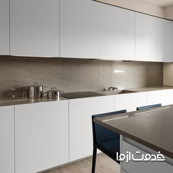 کابینت هایگلاس مات صدفی