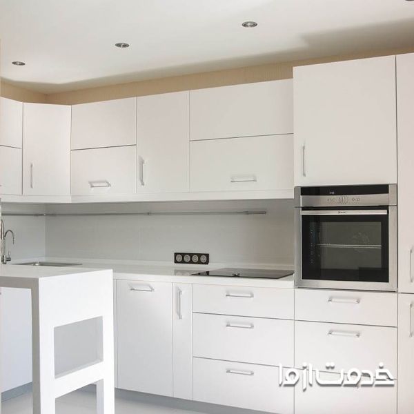 انواع کابینت ام دی اف سفید