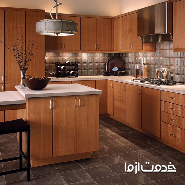 کابینت ام دی اف جدید طرح چوب