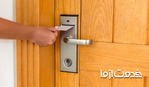 انواع قفل درب کارتی 