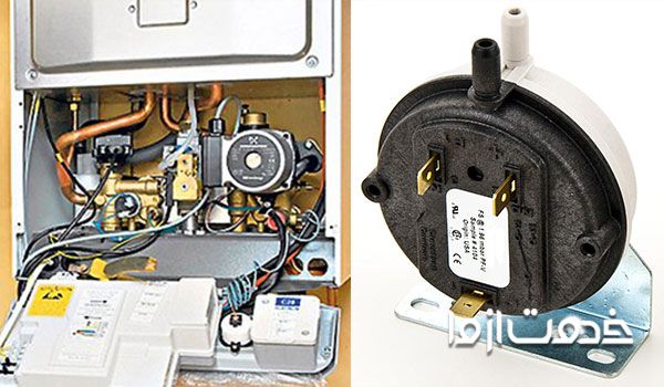 علائم خرابی پرشر هوا پکیج