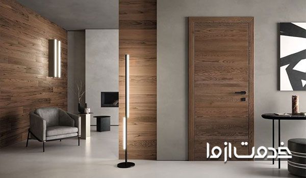 درب داخلی ساختمان از نوع MDF 