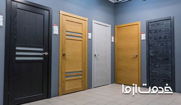 درب داخلی ساختمان از نوع HDF 