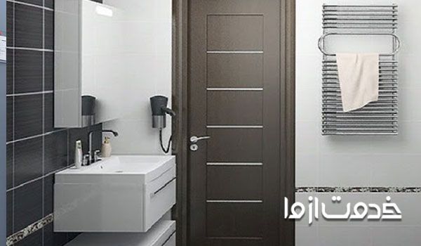 درب داخلی ساختمان از نوع PVC 