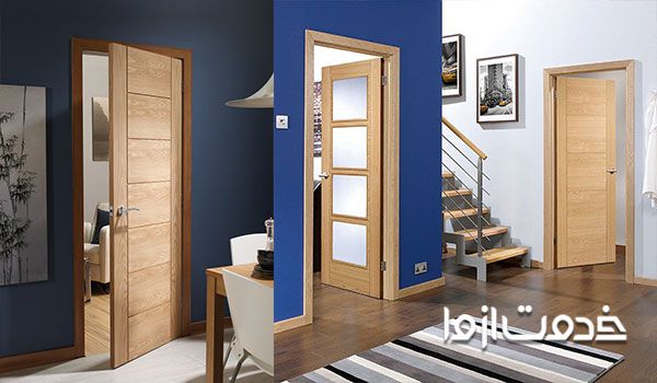 مدل جدید درب داخلی ساختمان