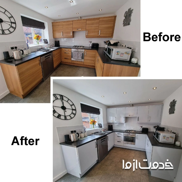 برچسب کابینت طرح هایگلاس