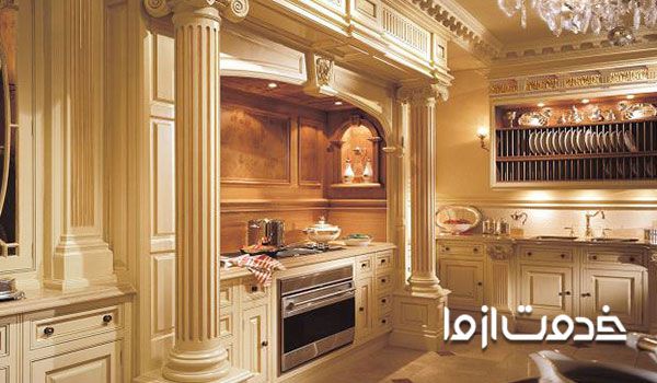 نمونه کابینت کلاسیک رومی