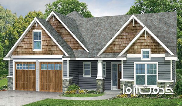 سقف شیبدار چهار‌بر