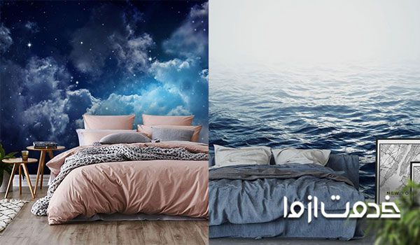 کاغذ دیواری مدرن سه بعدی