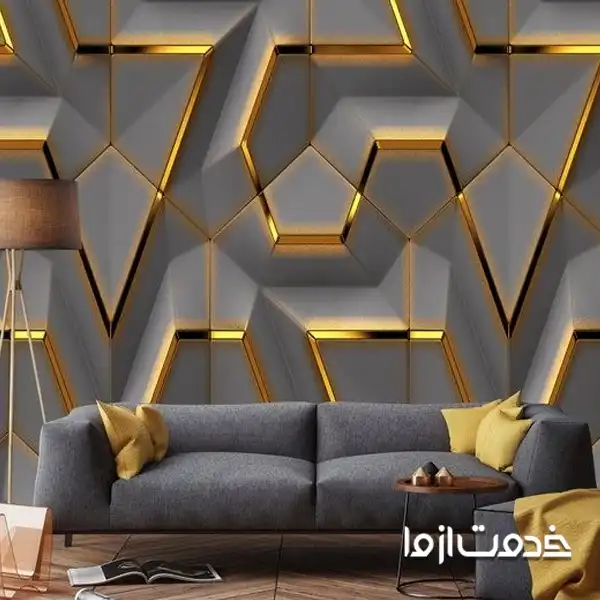 دیوار پوش سه بعدی جدید