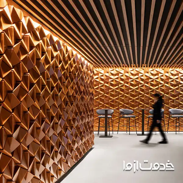 انواع جدید و شیک دیوار پوش سه بعدی