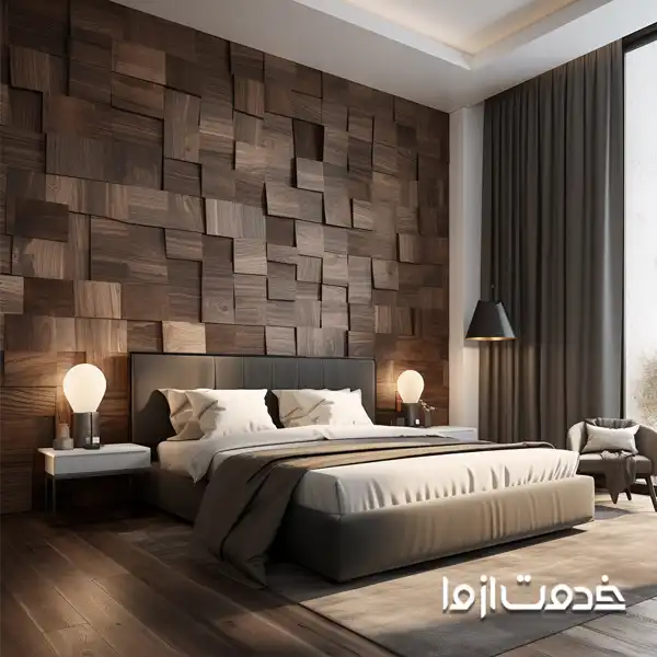 بی نظیرترین دیوار پوش سه بعدی