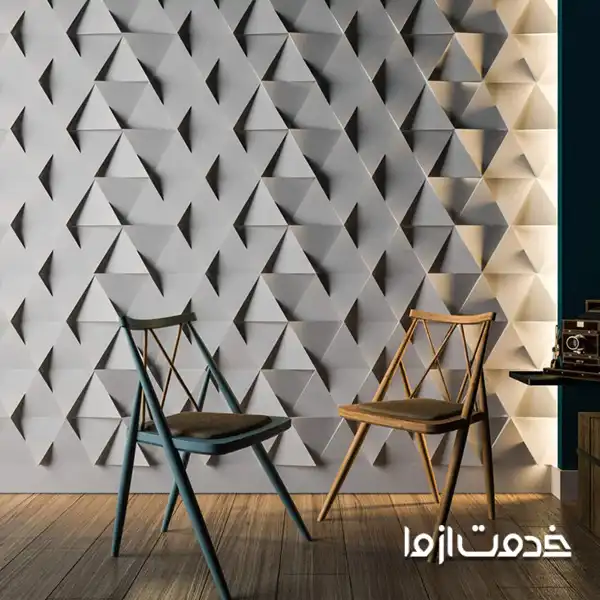 انواع جدید و مدرن کاغذ دیواری پنلی سه بعدی