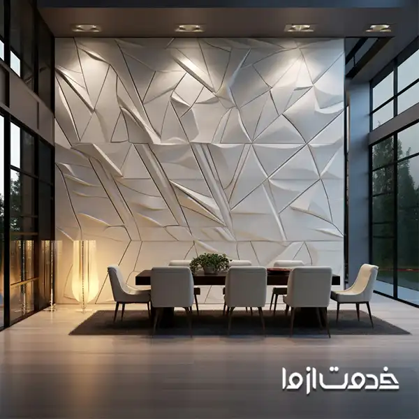انواع طرح برای دیوار پوش فومی سه بعدی