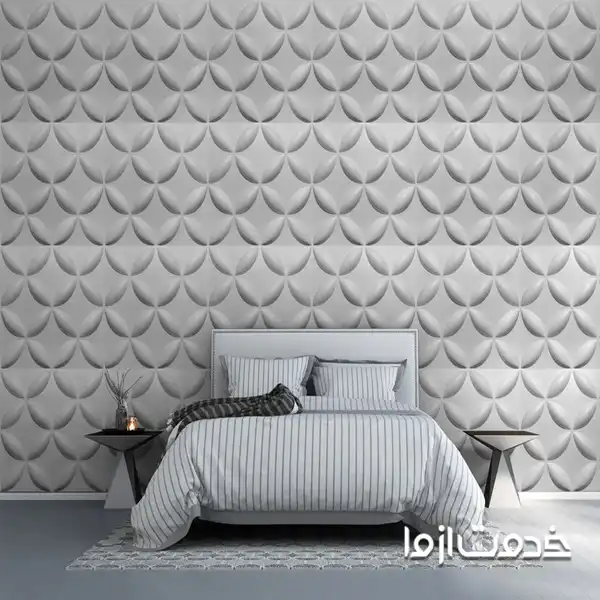 طرح سه بعدی دیوار پی‌وی‌سی