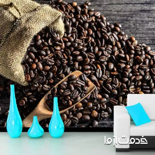طرح سه بعدی جدید روی دیوار برای کافه 