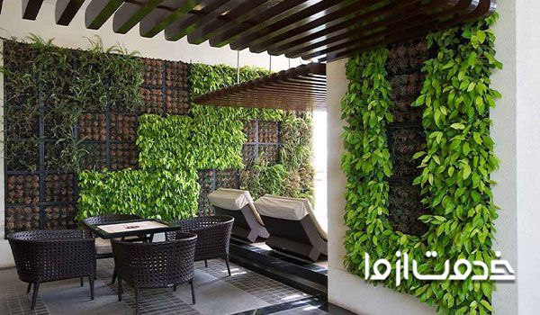 نحوه نصب دیوار سبز