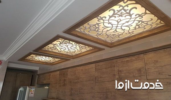 سقف کاذب pvc آشپزخانه