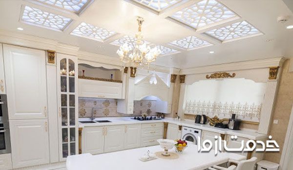 سقف کاذب پلکسی(طلقی) آشپزخانه
