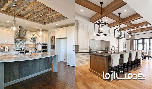سقف کاذب آشپزخانه مدرن