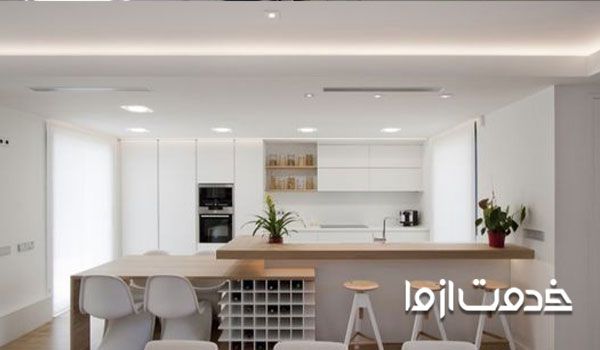 سقف کاذب آشپزخانه ساده