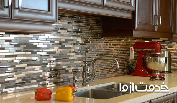 کاشی شیشه ای آشپزخانه