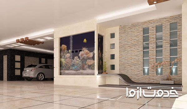 طراحی و ساخت نمای بیرونی با سنگ مرمریت