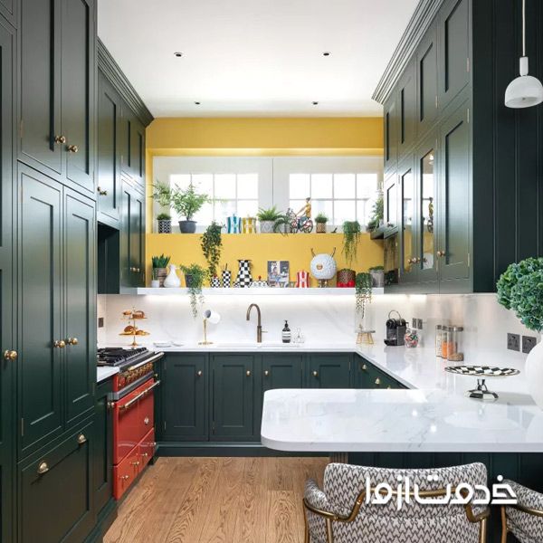 کابینت های سرتاسری برای آشپزخانه کوچیک