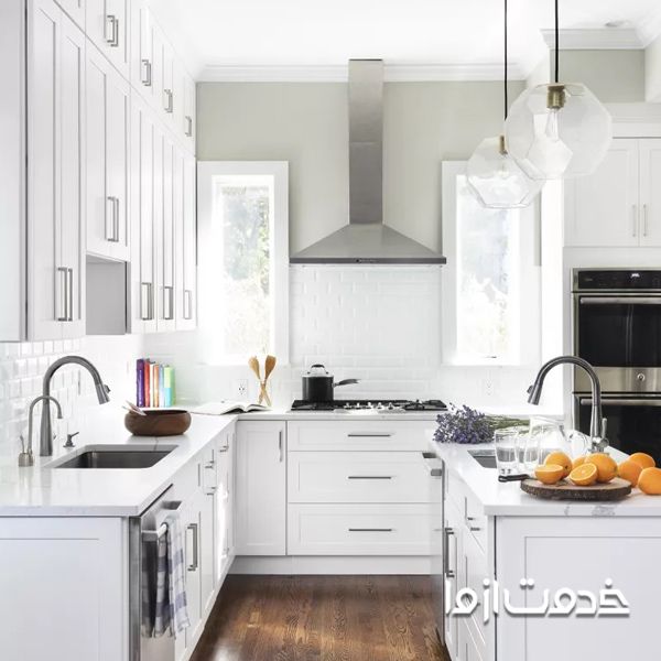 کابینت های بلند برای آشپزخانه کم جا