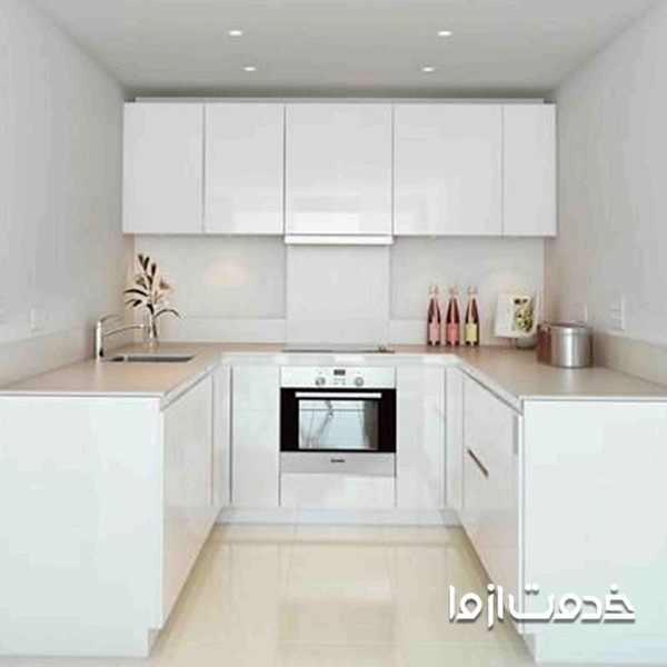 مدل کابینت جدید برای آشپزخانه کوچک بدون پنجره