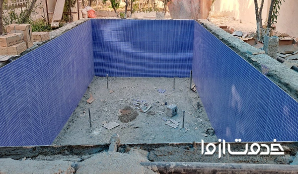 کاشی کاری استخر