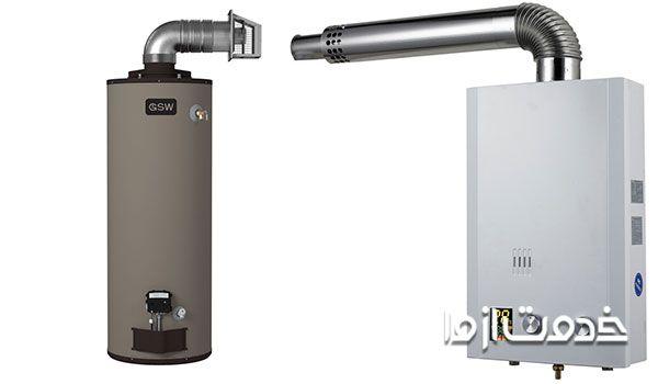 دودکش آبگرمکن