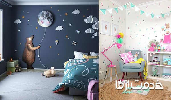 انواع کاغذ دیواری اتاق خواب