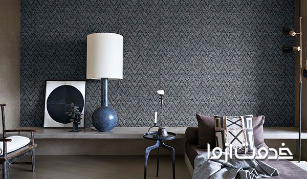 انواع کاغذ دیواری اتاق خواب با طرح بافت دار