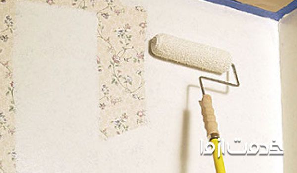 نقاشی ساختمان و کاغذ دیواری