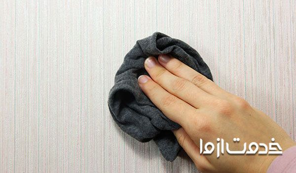 تميز كردن كاغذ ديواري غير قابل شستشو