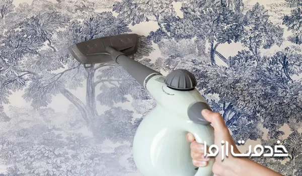 کندن کاغذ دیواری از روی سرامیک