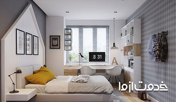 کاغذ دیواری اتاق خواب اسپرت