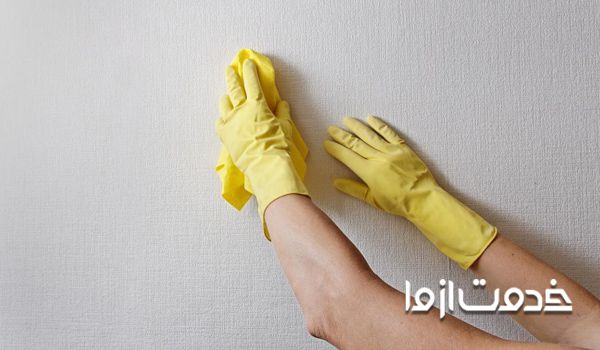 چگونه کاغذ دیواری را تمیز کنیم